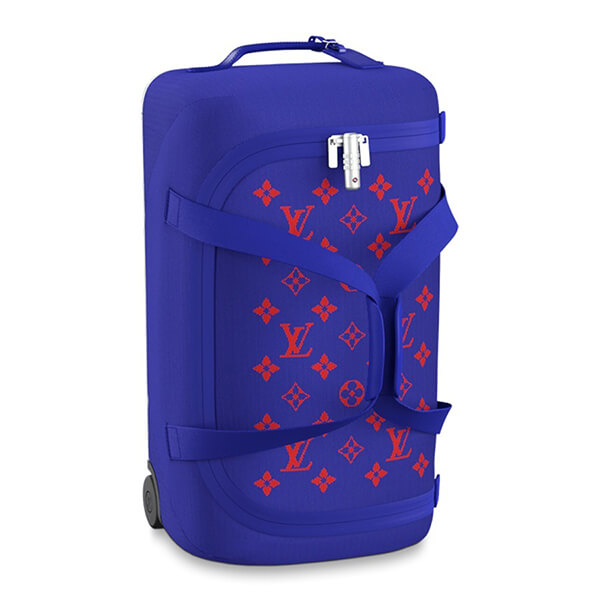 ルイヴィトン ホライゾンソフト 2R55 スーツケース偽物 青 M20246